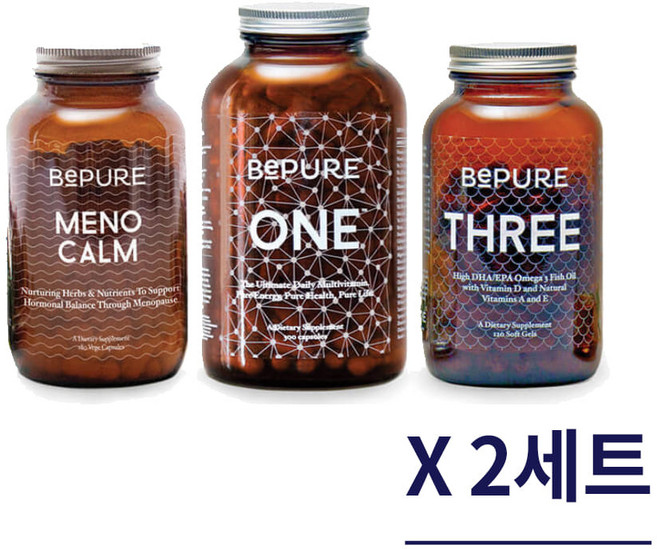 비퓨어(BePure) 비퓨어 매노포즈(갱년기) 서포트 팩 X 2세트, 120일분