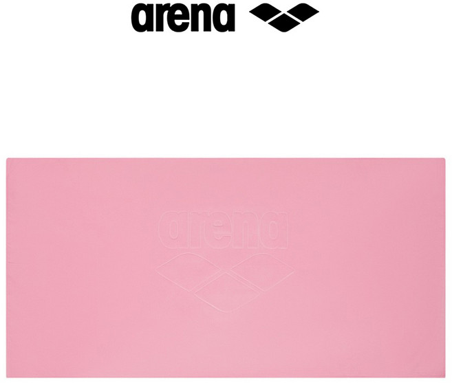 아레나 arena 극세사 건식스포츠타올 대형 A5AC1AT01 대형 수영 스포츠 타월 수건, PNK, 1개