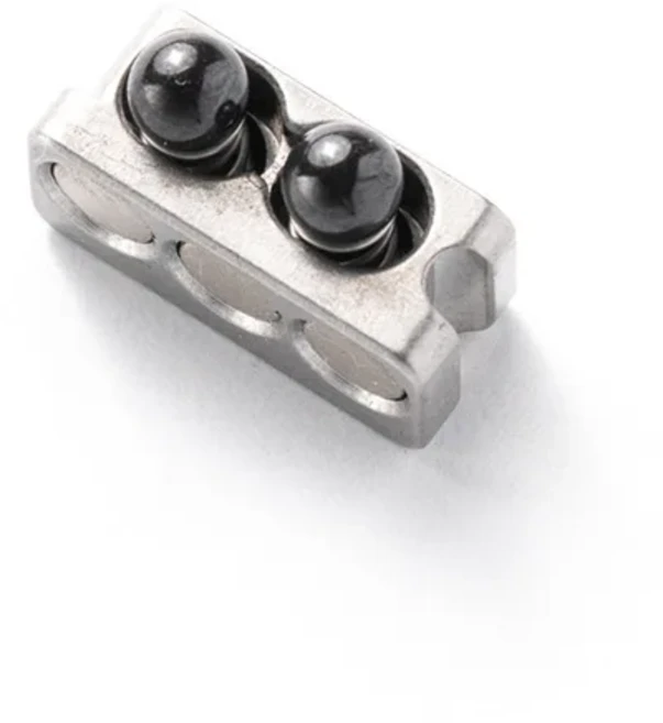 LAUTIE Choc 액세서리 업데이트 터미널 임팩트 듀얼 비드 슬롯 푸시 슬라이더, 01 Dual-bead Slot