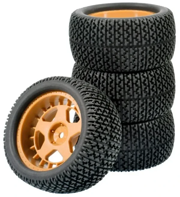 75mm 오프로드 타이어 휠 Wltoys 144001 호환 RC 자동차 HSP, 06 B brown