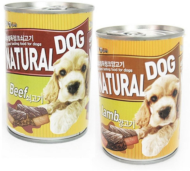 성장 기 필수 영양분 함유 훈련 보상 강아지 캔 간식 건강용 생식 부드러운