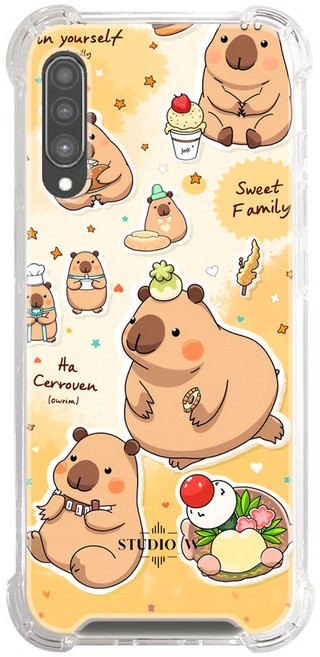 Capybara 그림 맥세이프 핸드폰 케이스 젤리 하드타입