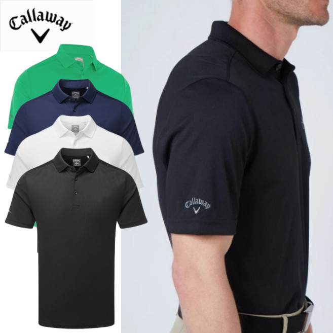 캘러웨이 골프웨어 남성 반팔 티셔츠 / EMEA 토너먼트 숄더 로고 폴로