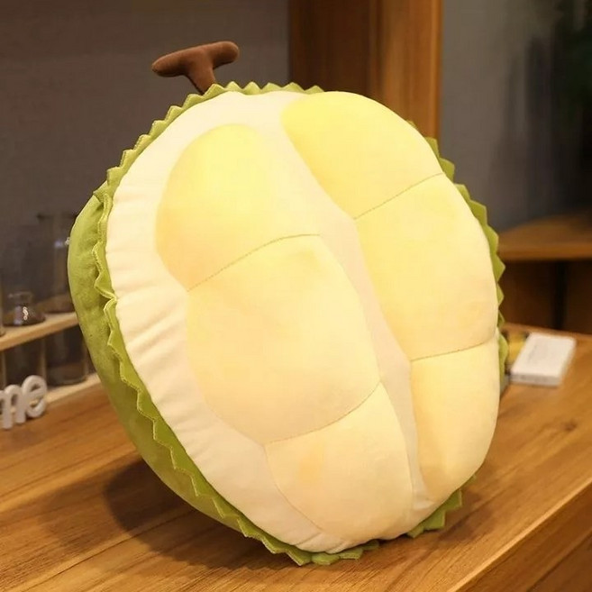 抱枕 造型可愛毛絨玩具, 榴蓮-16厘米(迷你版)
