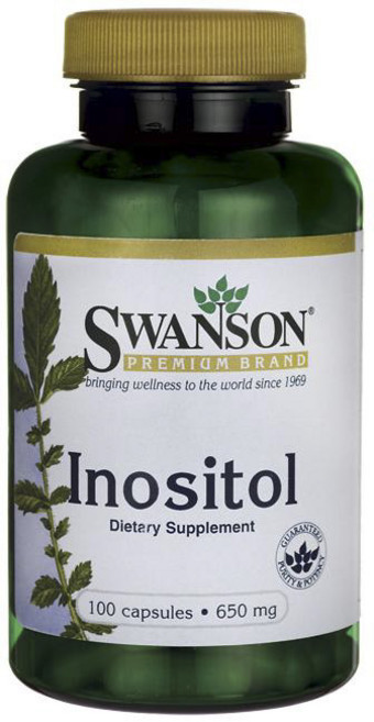 Swanson 斯旺森 肌醇膠囊 650mg, 100顆, 1罐