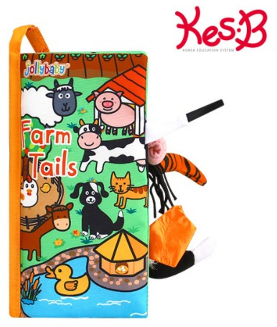 [캐스B]플레이 꼬리헝겊책 농장동물(1736)