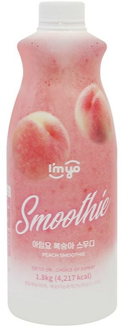 키위주스 아임요 복숭아 스무디 1.8kg