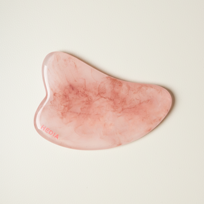 헤디아 하트괄사 얼굴 마사지기 턱선 페이스 리프팅, 핑크, 1개