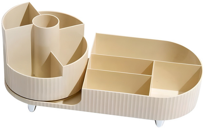 윈프라이스 회전 화장품 정리함, 1개, 크림