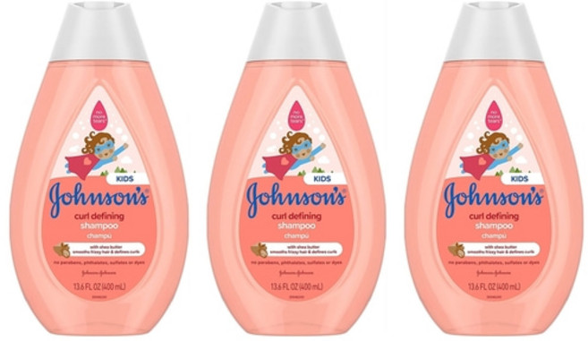 Johnsons Curl Defining Kids Shampoo 존슨즈 컬 디파이닝 키즈 샴푸 400ml 3팩