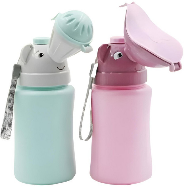 蘇霏小舖 韓國二代兒童攜帶尿壺 防漏衛生, 薄荷綠(男寶)