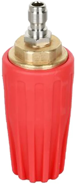 5000psi 350kg 초고압 세척 360 ° 다중 조리개 황동 로터리 터보 노즐이 있는 회전식 로터스 노즐, 01 045Hole