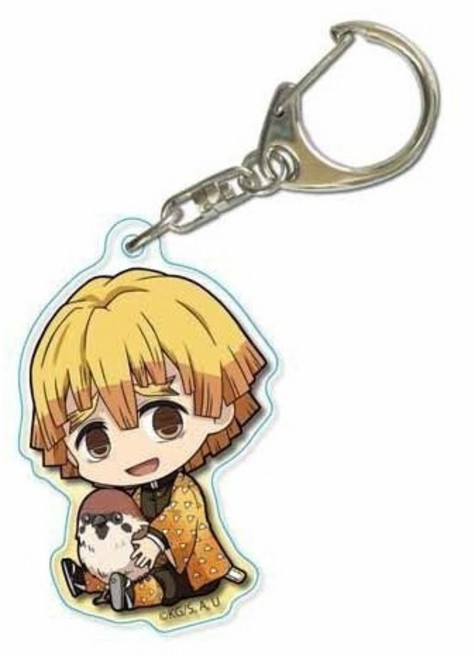 귀멸의 칼날 아크릴 캐릭터 키링 열쇠고리 가방고리 애니메이션 굿즈, B-05, 1개