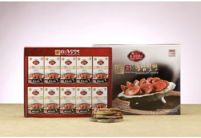 홍삼절편 고려홍삼절편 6년근홍삼절편 향토농산, 20g, 1개