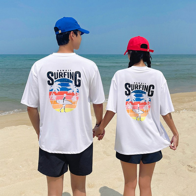 여성 남성 래쉬가드 루즈핏 상의 반팔 베이직 커플래쉬가드 SW19766F여성 남성 래쉬가드 루즈핏 상의 반팔 베이직 커플래쉬가드 SW19766F여성 남성 래쉬가드 루즈핏 상의 반팔, 블랙/M[44~77]