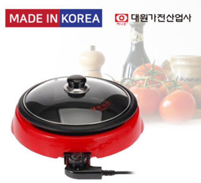 허니문 다용도 전기냄비 레드, DW-5600