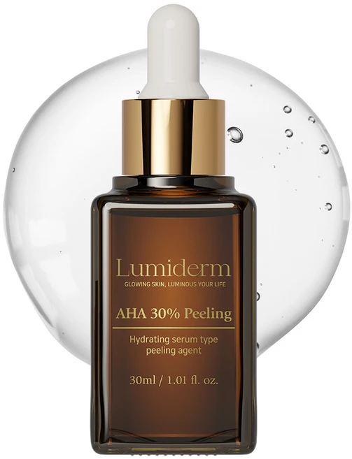 루미덤 고함량 아하 AHA 얼굴필링 트러블 피지 얼굴각질제거 필링세럼 모공관리 탄력 필링제, 30ml, 1개 - 쿠팡