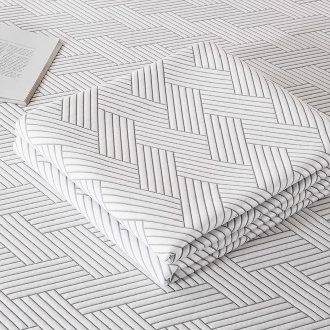 DS리빙 냉감 여름 냉감매트 침대패드, 쿨매트, 화이트