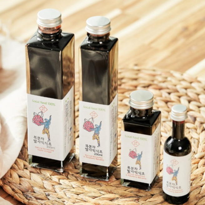 [생활발효] 프리미엄 복분자발사믹식초, 1개, 200ml