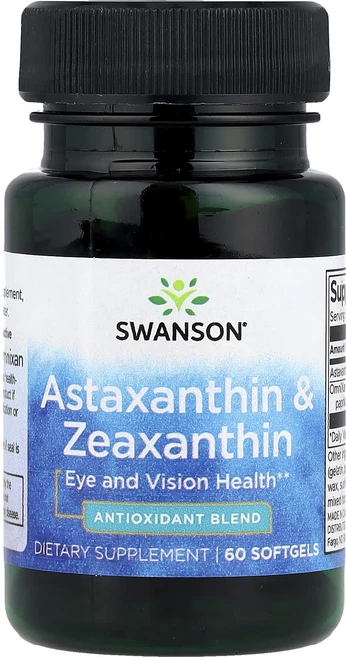 Swanson 아스타잔틴 & 제아잔틴 소프트젤 60정, 1개 - 쿠팡
