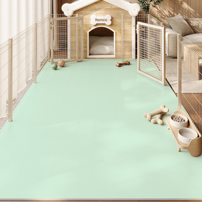 펫팅톡 강아지 매트 방수 방뇨 미끄럼방지 펫 매트 울타리 매트 반려동물 바닥매트 세탁불필요 애견매트, 1개, 연두색