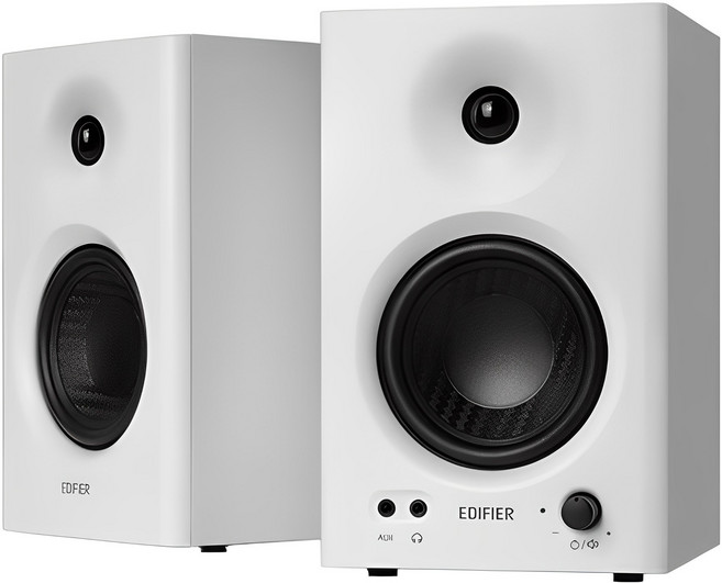 에디파이어 MR4 스튜디오 모니터 앰프 녹음실 스피커 블랙, 화이트(MR4)