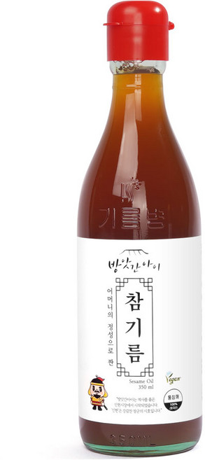 방앗간아이_고소한 100%통참깨 착한참기름 비건참기름, 1개, 350ml