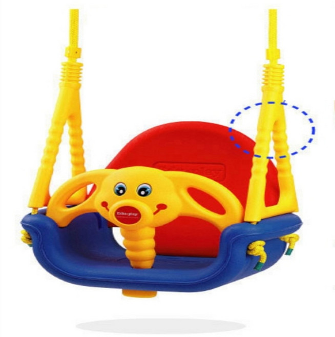 티케이마켓 쿠쿠토이즈 유아 코끼리 그네 봉포함 오감발달, 1개