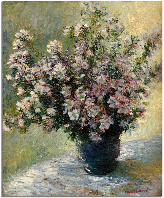 세잔느화실 캔버스액자 모네-25.국화꽃병, 26x21cm