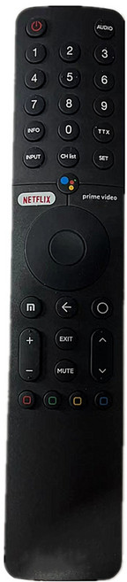 XMRM-19 Xiaomi Mi TV Android 4K P1 스마트 TV 리모컨 L43M6-6AEU 용 Bluetooth 음성 원격 제어, 검은색, 1개