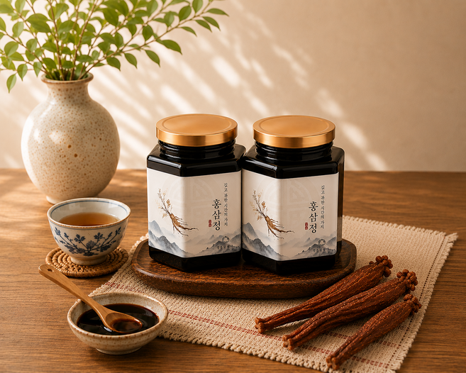 정성을담다 하루 한 스푼 6년근 홍삼정 피로회복, 2개, 500ml