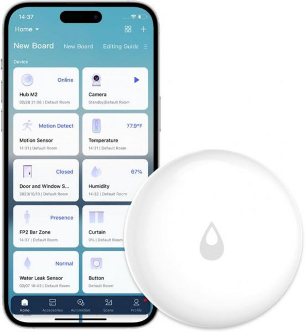 게이트웨이 홈 모션 Aqara Water Leak Sensor 3 Pack Zigbee Wireless Detector for Alarm System and Smart Hom