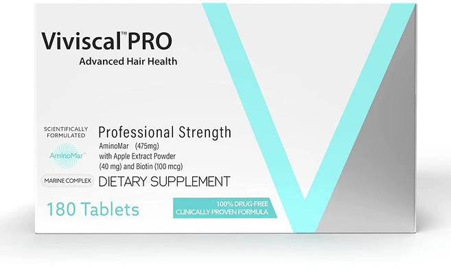 비비스칼프로 헤어 머리카락 영양제 180정/ Viviscal Pro Strength Hair Growth Supplement 180 tablets, 180정, 1개 - 쿠팡