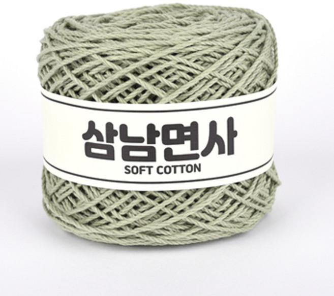 삼남뜨개실 12합 삼남면사 80g 51컬러 코바늘실, 12합 46 딥 그린 80g, 1개