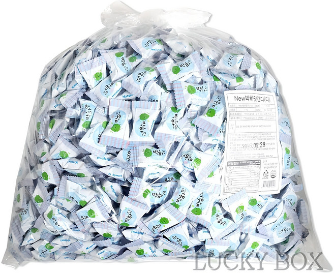 유팡)맛고을 박하맛캔디(D) 4kg /옛날과자 대용량 과자 사탕 쿠키, 1개