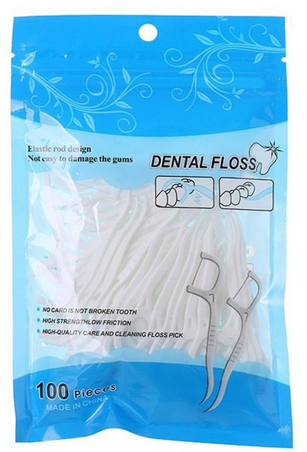 블루카이 100P 일회용 치실, 1개, 100개입