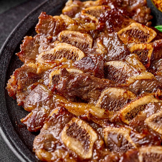 한입 LA갈비 800g+800g 육즙 가득 양념 갈비 밥반찬 캠핑음식, 2개, 800g