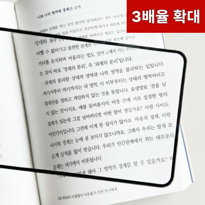 보그코우 카드형 노안 돋보기 확대경, 1개, 카드형 돋보기