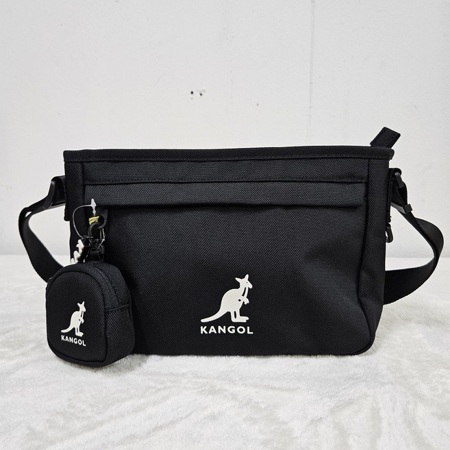 [백화점 정품] 캉골 어센틱2 크로스백 3235 블랙 여성 나일론 여자 미니 학생 가방 숄더백 메신저백