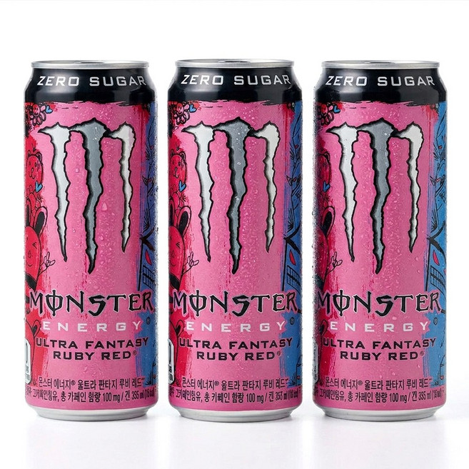몬스터 에너지 울트라, 355ml, 20개입