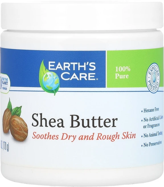 Earth's Care 100% 순수 시어버터 170g (6온스) ERC-00353 - 쿠팡