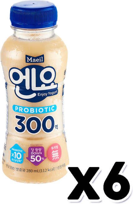 매일유업 엔요300 (280ml x 24입), 6개, 280ml