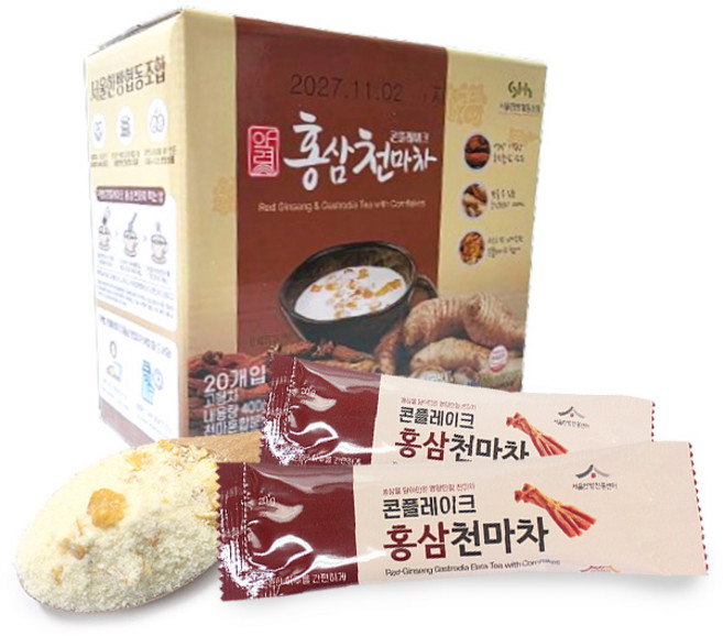 홍삼천마차 콘플레이크 20g 20포, 1박스, 20개입