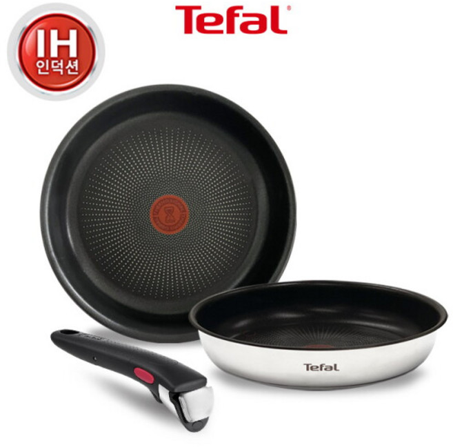 [테팔] [한정수량] 인덕션 티타늄2X 매직핸즈 뉴이모션 트라이미 3종세트, 혼합색상, 1세트, 매직핸즈 3종세트