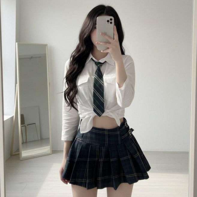 C0183 아이러니 교복 투피스 세트