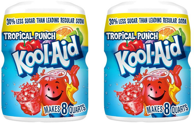 koolaid 쿨 에이드 트로피컬 펀치 드링크 파우더 분말 가루 538g 2개