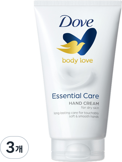 도브 바디러브 에센셜 케어 핸드크림 플로럴 머스크, 75ml, 3개