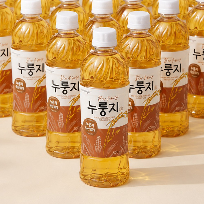 웅진 누룽지차 페트, 10개, 500ml