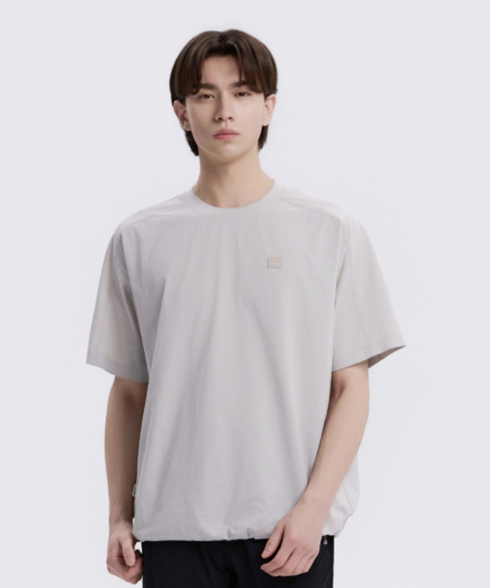 [내셔널지오그래픽] N262UTS990 프로즌에어 세미오버핏 반팔 티셔츠 L/GREY, 090