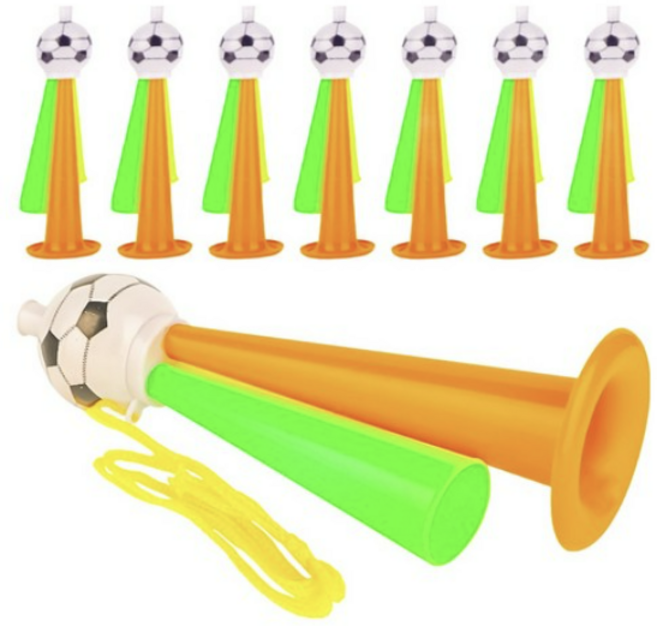 비에이비오 축구공 나팔, 혼합색상, 8개